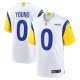 Men's Los Angeles Rams Byron Young Nike  White Team Game Jersey