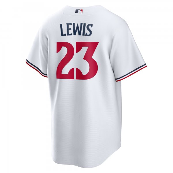 Men's Minnesota Twins Royce Lewis Nike White Replica Player Jersey