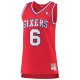 Women's Philadelphia 76ers Julius Erving Mitchell & Ness Red 1982/83 Hardwood Classics Swingman Jersey