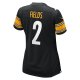 Women's Pittsburgh Steelers Justin Fields Nike Black Game Player Jersey