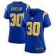 Women's Los Angeles Chargers Austin Ekeler Nike Royal Game Jersey