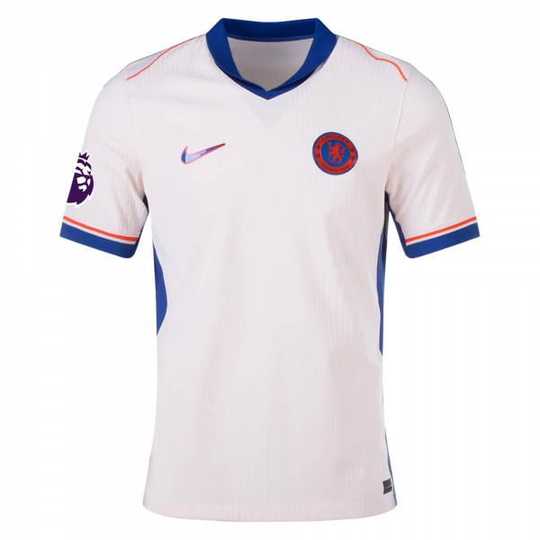 Nike Chelsea Ben Chilwell Away Jersey w/ EPL Patch 24/25 (Guava Ice/Rush Blue)
