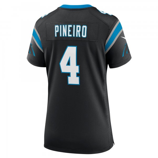 Women's Carolina Panthers Eddy Pineiro Nike Black Team Game Jersey