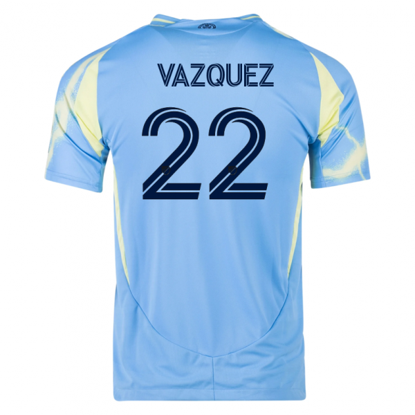 adidas Philadelphia Union David Vazquez Away Jersey 25/26 (Blue/Yellow)