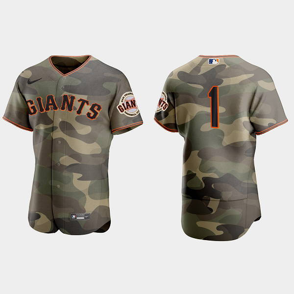 Mauricio Dubon San Francisco Giants 2021 National Armed Forces Day MLB Jersey - Camo