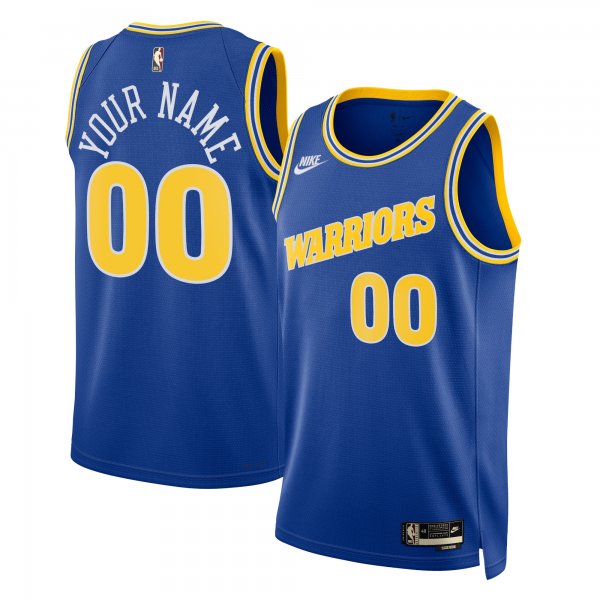 Unisex Golden State Warriors Nike Blue 2022/23 Custom Swingman Jersey - Classic Edition