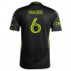 adidas Darlington Nagbe Columbus Crew Away Jersey w/ MLS Patches 25/26 (Black/Yellow)