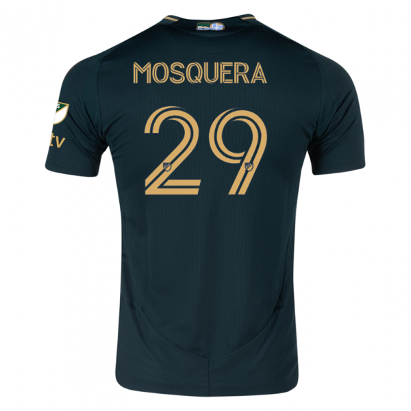 adidas Juan Mosquera Portland Timbers Home Jersey w/ MLS & Apple Patch 25/26 (Green/Gold)