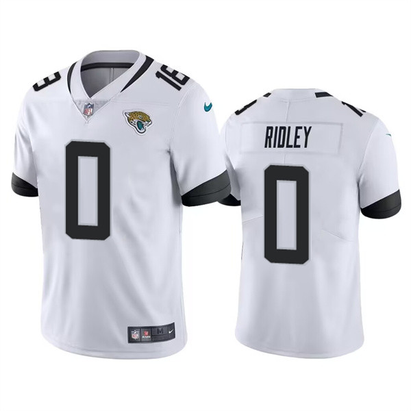 Men's Jacksonville Jaguars #0 Calvin Ridley White Vapor Untouchable Limited Stitched Jersey