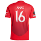 adidas Manchester United Amad Diallo Home Jersey w/ Europa League Patches 24/25 (MUFC Red/Bright Red)