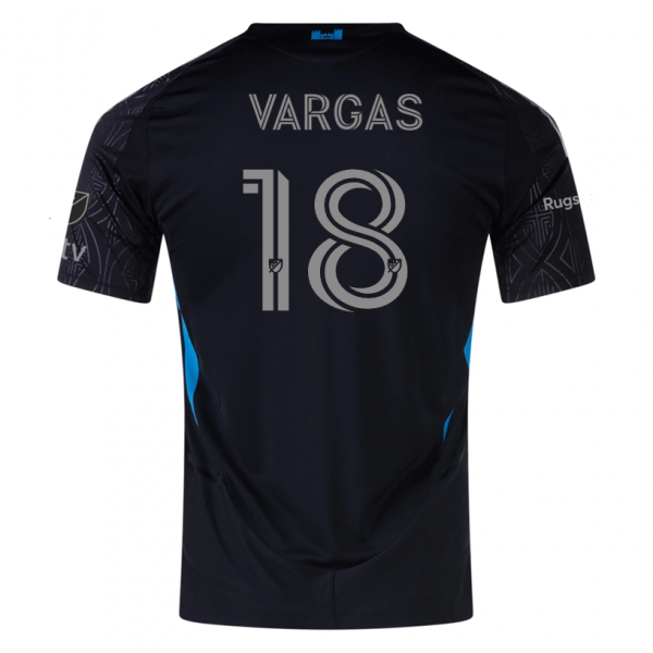adidas Kerwin Vargas Charlotte FC Away Jersey 25/26 (Black)