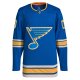 Men's St. Louis Blues  adidas Blue Alternate  Primegreen Custom Jersey