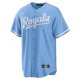 Men's Kansas City Royals Nike Light Blue Alternate Replica Team Logo Jersey