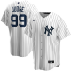 Men's Nike New York Yankees #99 Aaron Judge White Home 2020 MLB Jersey