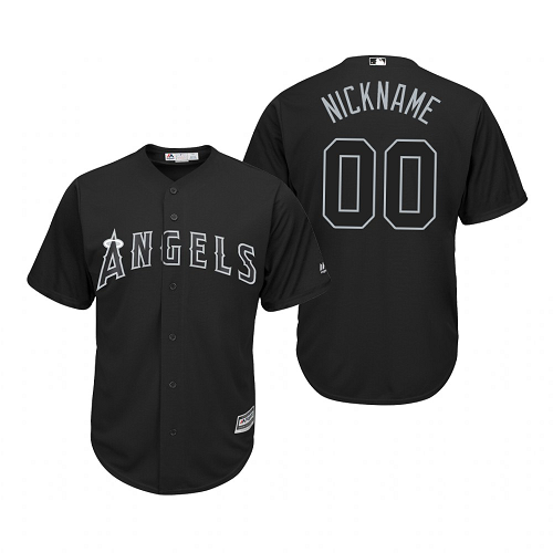 Los Angeles Angels Custom Black 2019 Players Weekend Nickname MLB Jersey