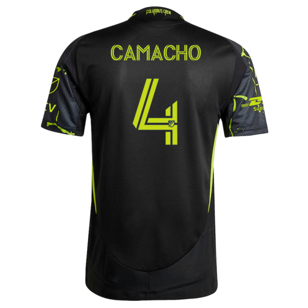 adidas Rudy Camacho Columbus Crew Away Jersey w/ MLS Patches 25/26 (Black/Yellow)