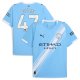 Phil Foden Manchester City Puma 2025/26 Home Replica Player Jersey - Sky Blue