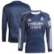 Real Madrid adidas 2025/26 Home Long Sleeve Replica Jersey - Blue