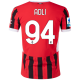 Puma AC Milan Yacine Adli Home Jersey w/ Serie A Patch 24/25 (Puma Red/Puma Black)