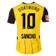 Puma Borussia Dortmund Jadon Sancho Home Jersey w/ Bundesliga Patch 24/25 (Faster Yellow/Puma Black)