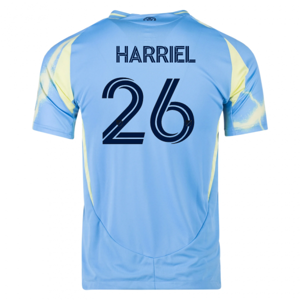 adidas Philadelphia Union Nathan Harriel Away Jersey 25/26 (Blue/Yellow)