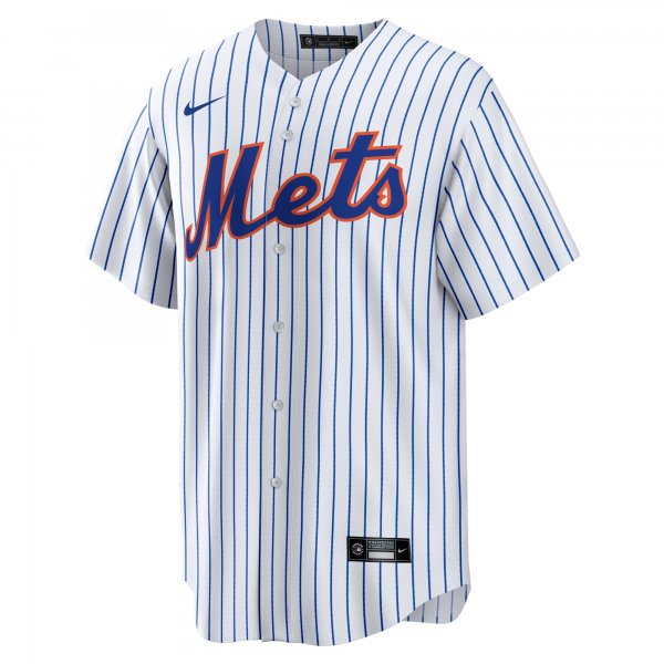 Men's New York Mets Francisco Lindor Nike White Home Replica Player Jersey