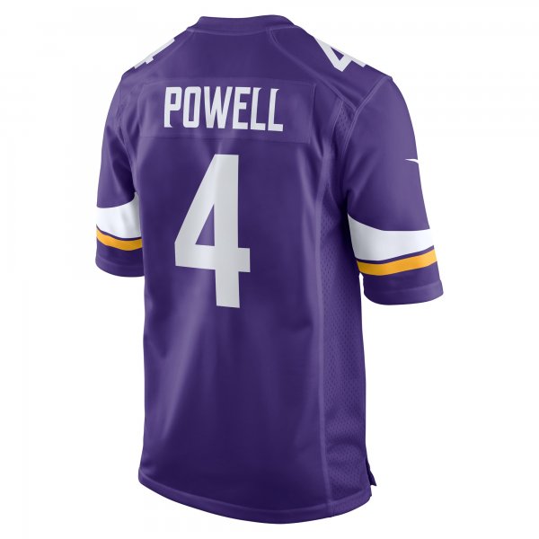 Men's Minnesota Vikings Brandon Powell Nike  Purple  Game Jersey