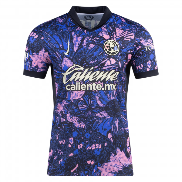 Nike Club America Álvaro Fidalgo Third Jersey 24/25 (Medium Blue/Black/Lemon Chiffon)