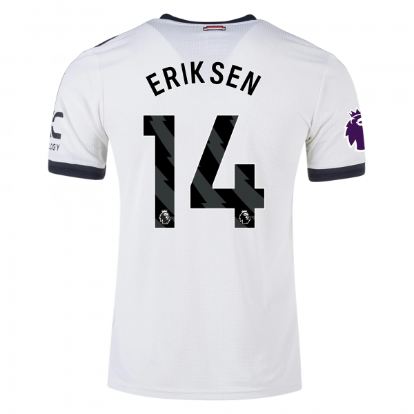 adidas Manchester United Christian Eriksen Third Jersey w/ EPL Patch 24/25 (Off White)