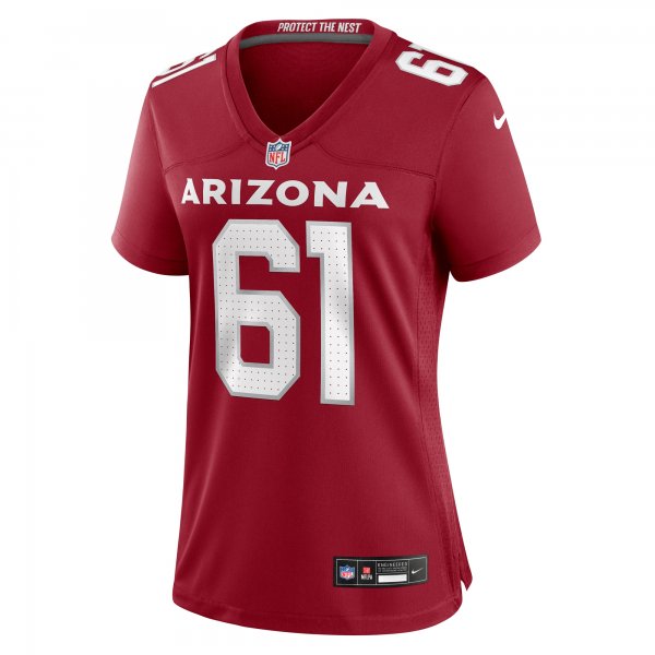 Women's Arizona Cardinals Carter O'Donnell Nike  Cardinal Team Game Jersey