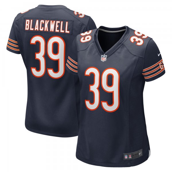 Women's Chicago Bears Josh Blackwell Nike Navy Game Player Jersey