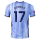 Nike Tottenham Cristian Romero Away Jersey w/ EPL + No Room For Racism Patches 24/25 (Cobalt Bliss/Binary Blue)