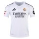 adidas Modrić Real Madrid Home Jersey w/ La Liga Patches 24/25 (White/Black)
