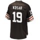 Men's Cleveland Browns Bernie Kosar NFL Pro Line Brown Retired Player Replica Jersey