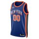 Unisex New York Knicks  Nike Blue 2023/24 Custom Swingman Jersey - City Edition