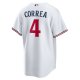 Men's Minnesota Twins Carlos Correa Nike White Home Replica Player Jersey