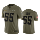 Los Angeles Chargers Junior Seau Olive 2022 Salute To Service Jersey #55