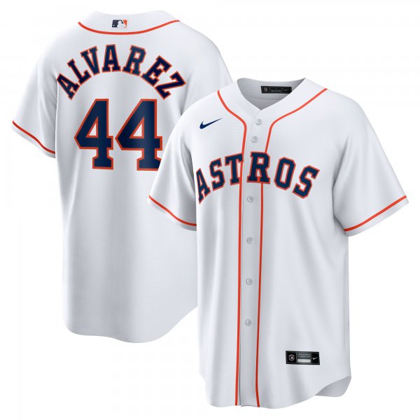 Men's Houston Astros Yordan ÃÂ¡lvarez Nike White Home Replica Player Jersey