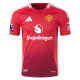 adidas Manchester United Alejandro Garnacho Home Jersey w/ EPL + No Room For Racism Patches 24/25 (MUFC Red/Bright Red)