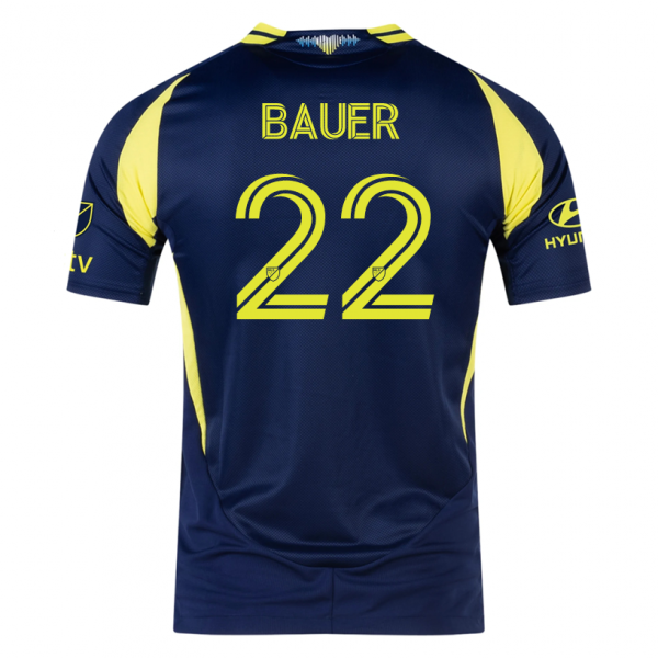 adidas Nashville Josh Bauer Away Jersey w/ MLS + Apple TV 25/26 (Tena Blue)