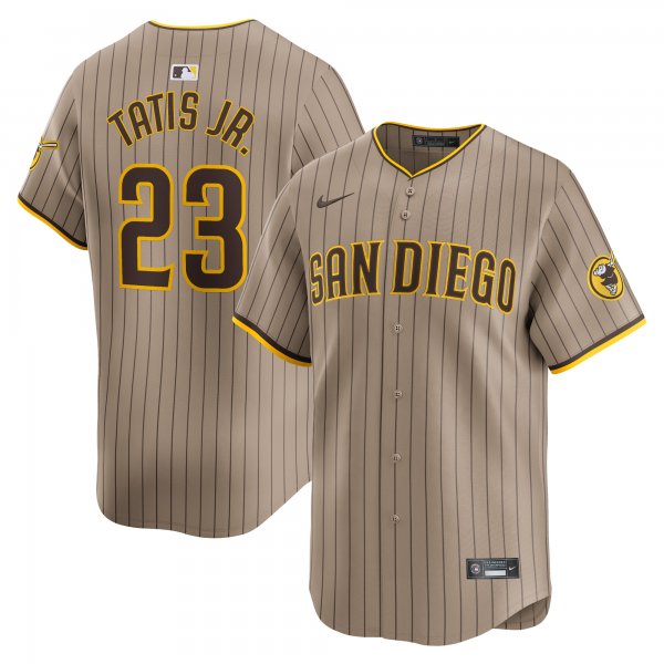 Men's San Diego Padres Fernando Tatis Jr. Nike Tan Alternate Limited Player Jersey