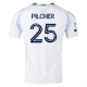 adidas San Diego FC Ian Pilcher Away Jersey 25/26 w/ MLS & Apple Patch (White)