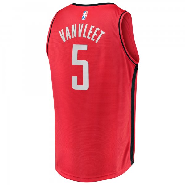 Youth Houston Rockets Fred VanVleet Fanatics Red Fast Break Replica Player Jersey - Icon Edition