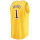 Men's Los Angeles Lakers D'Angelo Russell Fanatics Gold Fast Break Player Jersey - Icon Edition