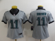 Women's Philadelphia Eagles #11 A.J. Brown Grey Limited Stitched NFL Jersey