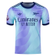 adidas Arsenal Declan Rice Third Jersey w/ EPL Patch 24/25 (Clear Aqua/Light Flash Purple)