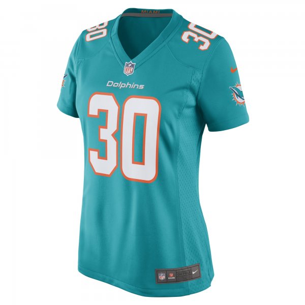 Women's Miami Dolphins Alec Ingold Nike Aqua Game Player Jersey