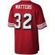 Men's San Francisco 49ers Ricky Watters Mitchell & Ness Scarlet Legacy Replica Jersey