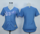 Kansas City Royals Blank Light Blue Alternate 1 Women's Stitched MLB Jersey