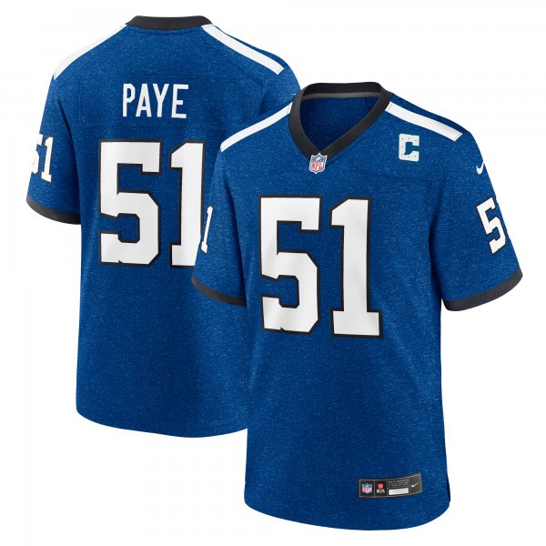 Men's Indianapolis Colts Kwity Paye Nike Royal Indiana Nights Alternate Game Jersey